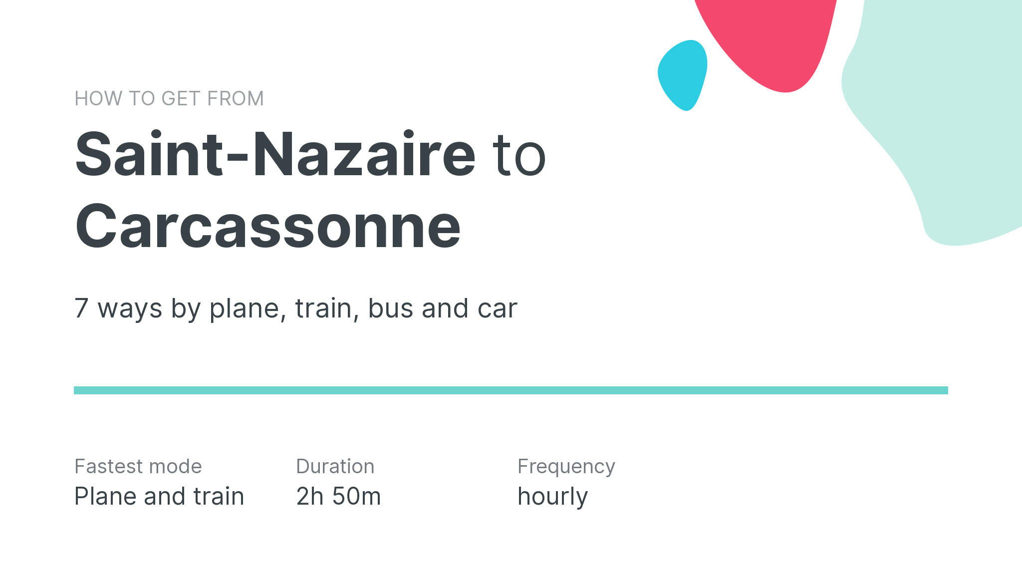 How do I get from Saint-Nazaire to Carcassonne